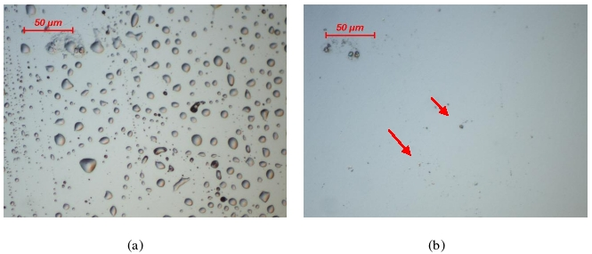 大氣常壓9I在线看片成人免费清洗前後K9玻璃表麵機油分布狀況
