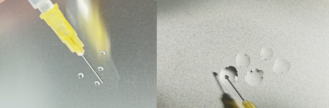 9I在线看片成人免费表麵處理前後不鏽鋼板表麵水接觸角變化