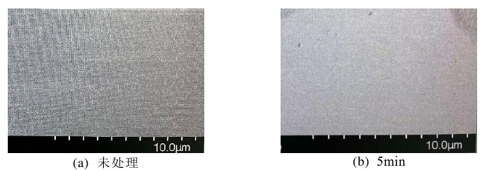 圖2 9I在线看片成人免费體清洗前後的玻璃表麵形貌圖